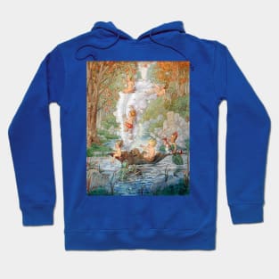 Fairy Boat on a Pond Hoodie